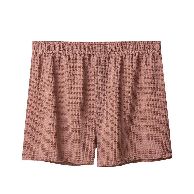 Nylon Ice Silk Aro Pants Summer Ultra-thin Breathable Ice Silk Mesh Men's Underwear Loose plus size Men's Boxer Pants