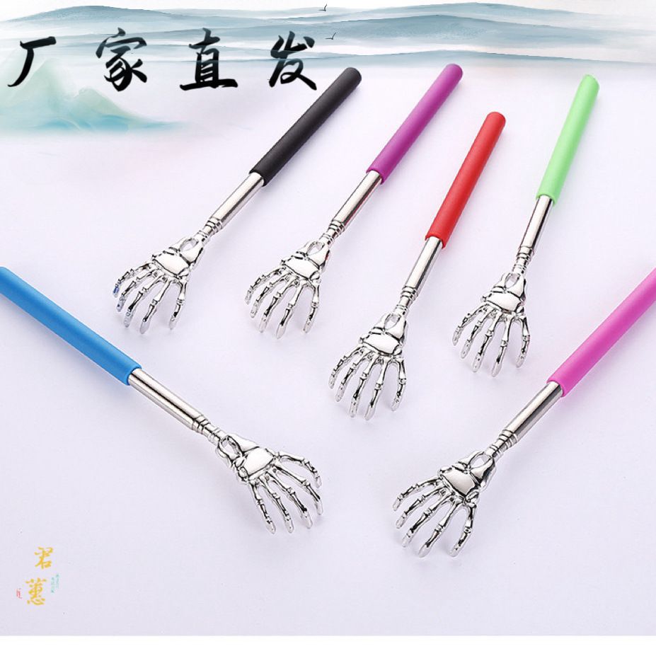 Популярный артефакт для щекотки из нержавеющей стали, выдвижной массажный инструмент