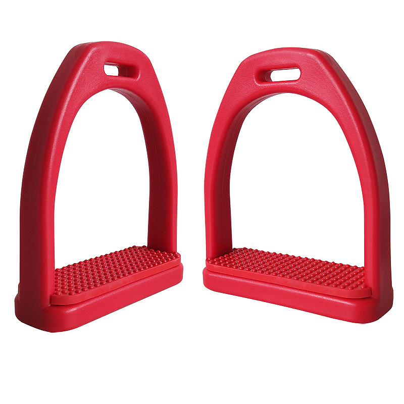 Engineering plastic stirrups rider stirrups non-slip rubber mat "ST4104]