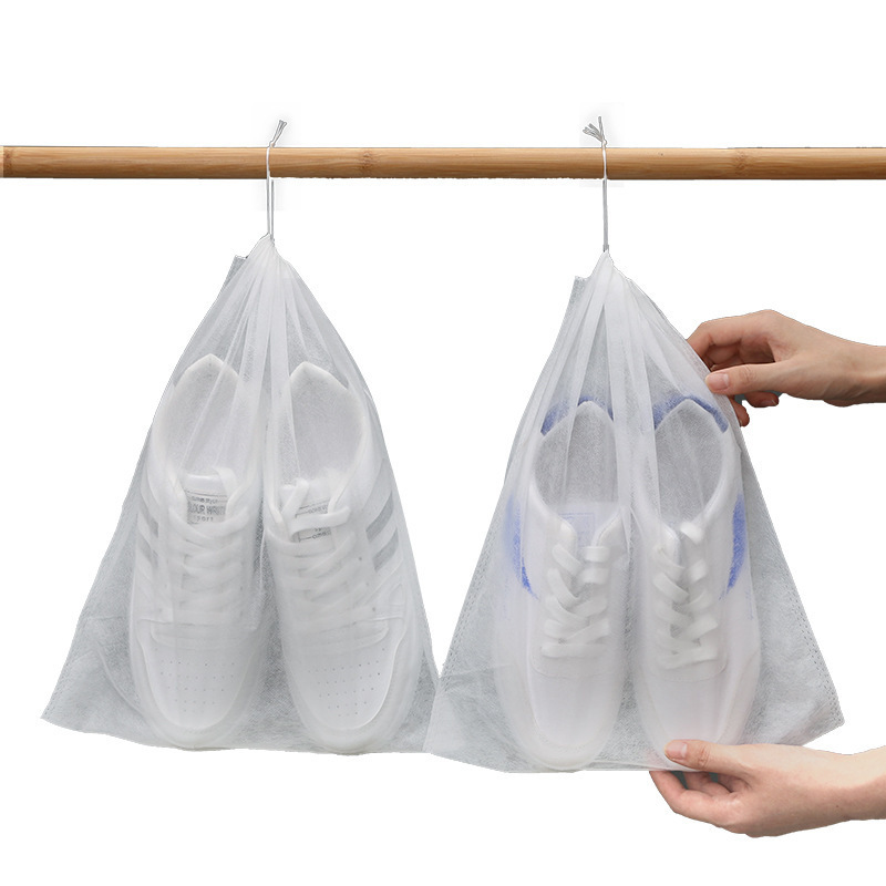 Thickened Shoe Dust Bag, Non-Woven Shoe Bag, Disposable Shoe Drying Storage Bag, Anti-Yellowing and Decontamination Large Drying Shoe Cover