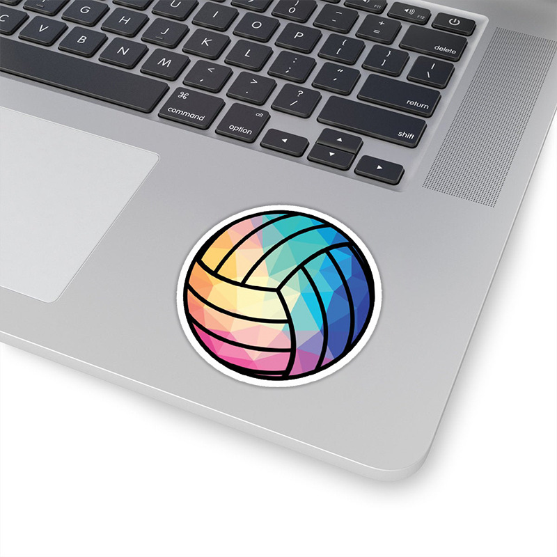 100 cartoon volleyball player badge logo stickers mobile phone shell stationery soda cup helmet sticker