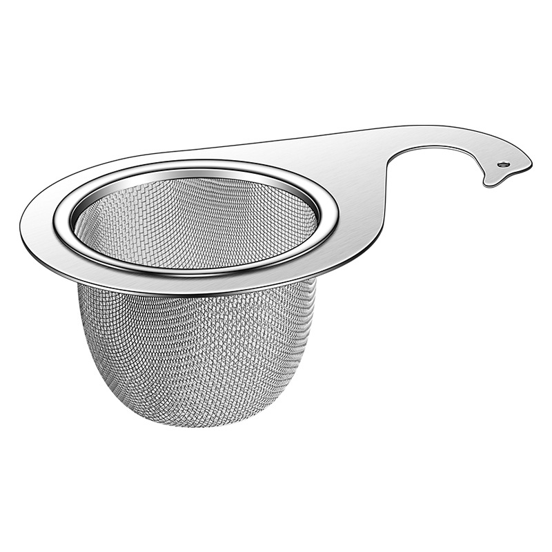 Kitchen sink special swan drain basket stainless steel drain rack wet and dry separation filter basket