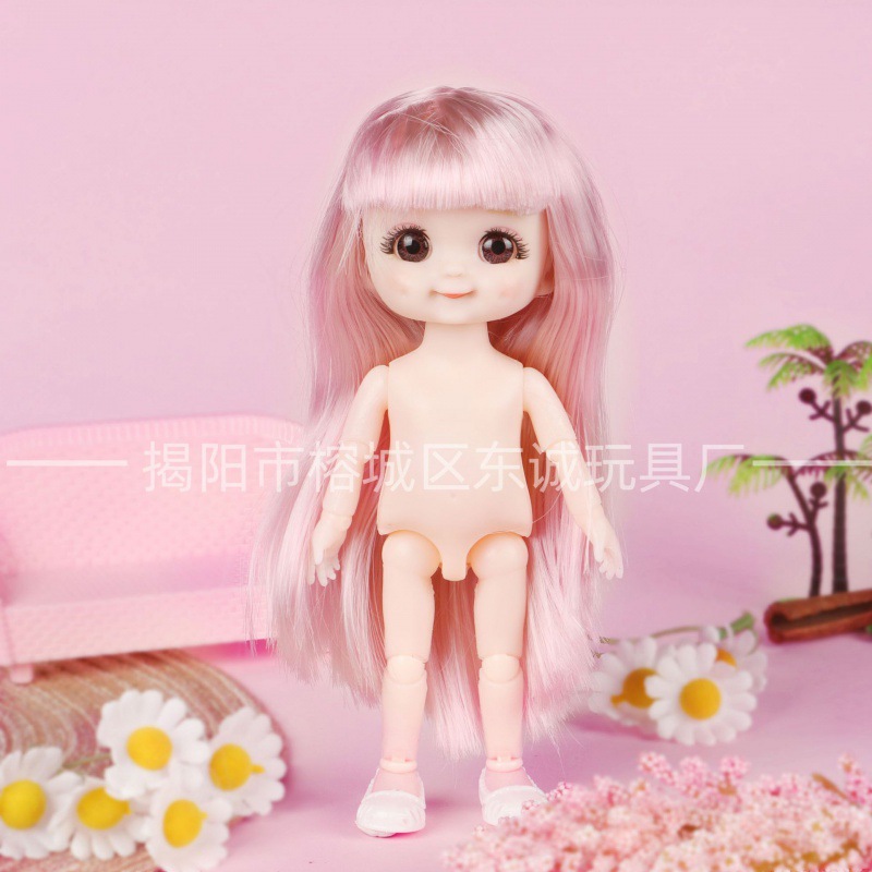 17cm BJD Body Mini Doll Girl Doll Princess 6 inch Naked Doll 16cm Small Doll Body