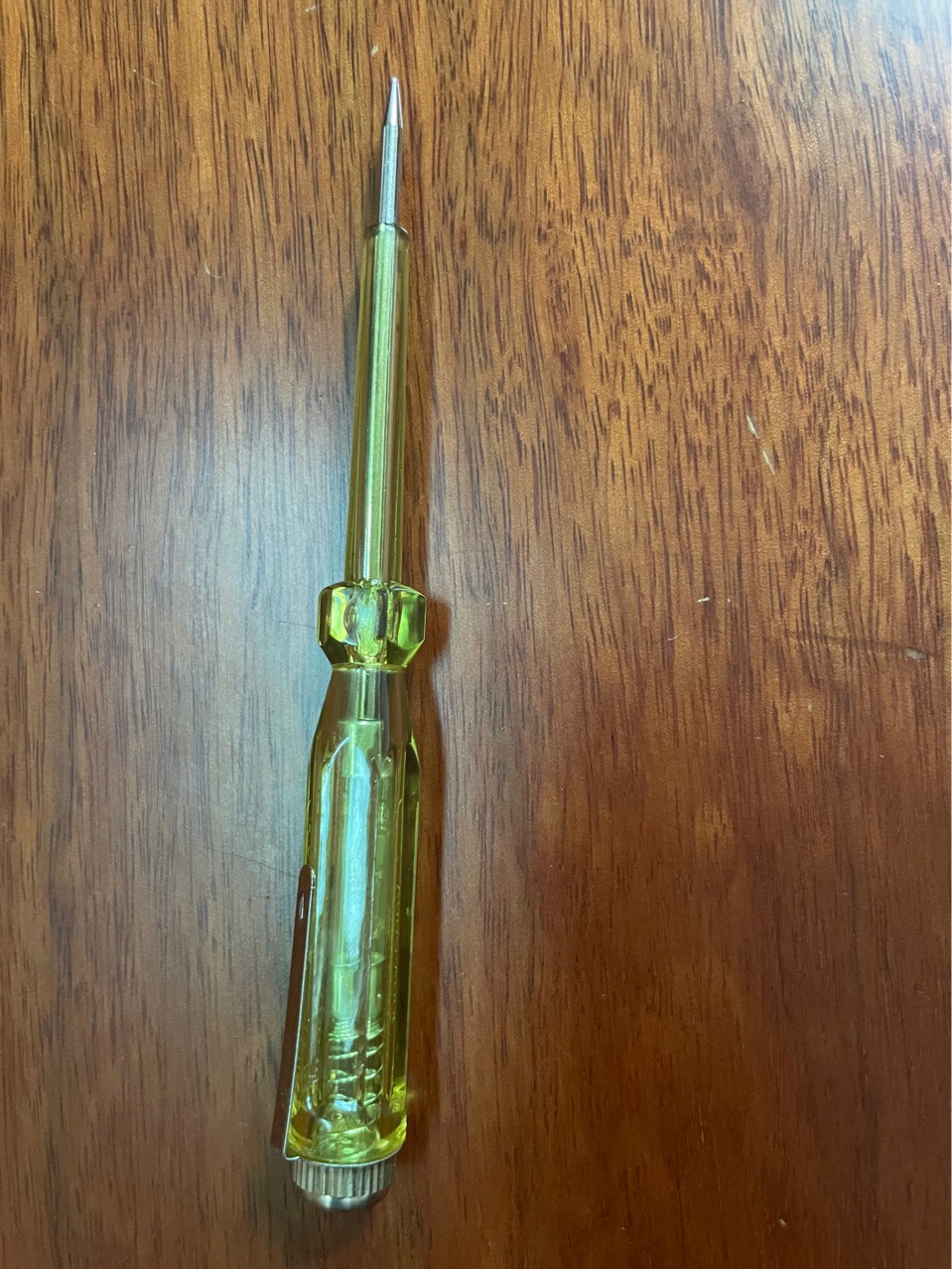 Pointed Test Pencil 100-500V Copper Cap Insulation Test Pencil Electrician Special Electric Pen