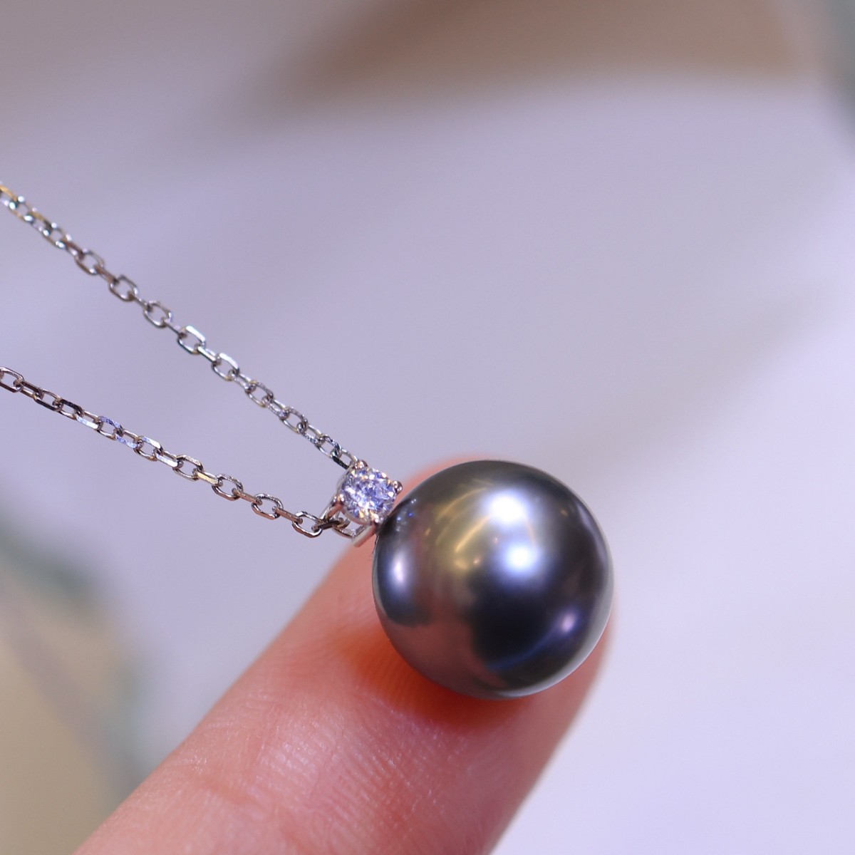 Pt900 Accessories Classic Princess Zircon Inlaid Pendant Figure 9-10mm Bead Accessories No Chain No Beads