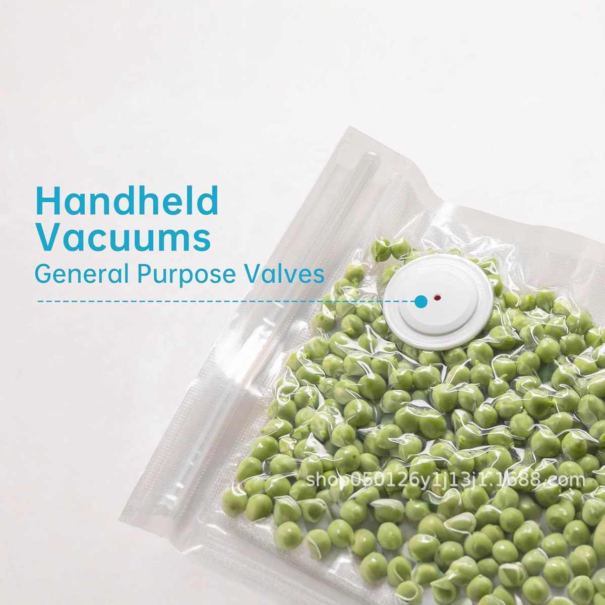 Source Manufacturer Food Grade Thickeneded Cooked Food Sealed Fresh-Keeping Vacuum Bag Home Commercial Seafood Frozen White Plastic Valve