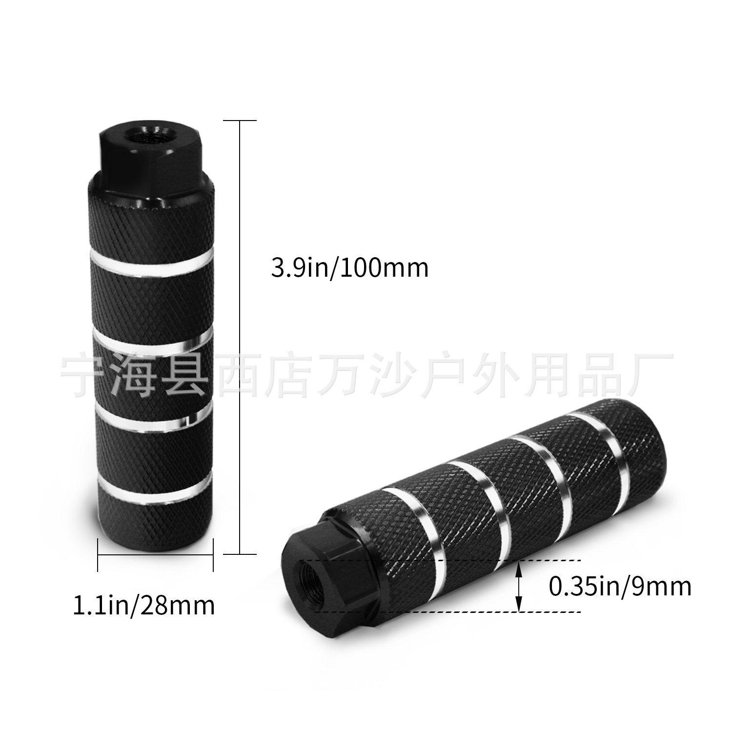 Wansha Outdoor S28-01 Electric Vehicle BMX Bicycle Aluminum Alloy Foot Post Rocket Launcher