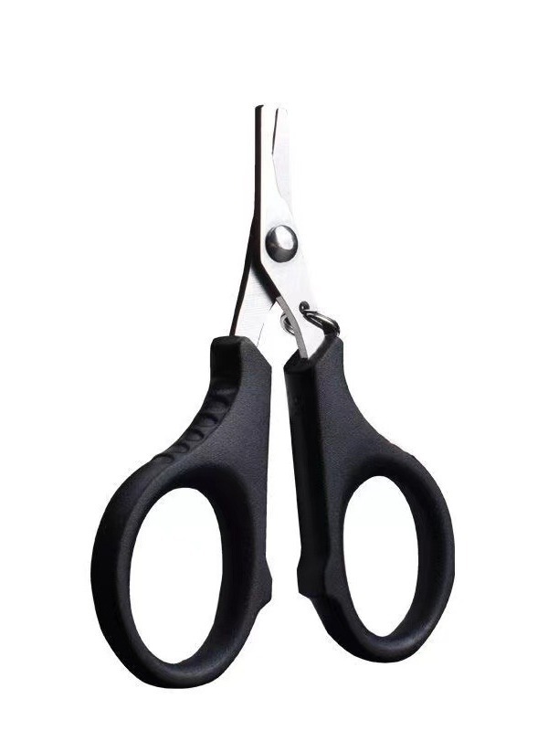 Fishing Scissors, Raft Fishing Small Scissors, Titanium-Plated Lure Anti-Slip Cutting Fishing Scissors, Multi-Functional Scissors, Cross-Border Ready Stock