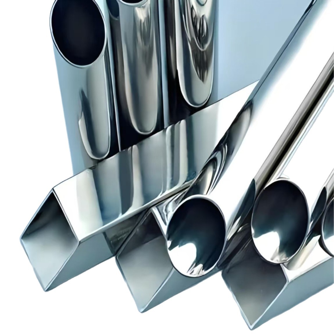 304 Stainless Steel Square Tube, 210 Stainless Steel Thick-Walled Hollow Round Tube, Mirror Square Tube, Black Titanium Square Tube, Cut Rectangular Tube