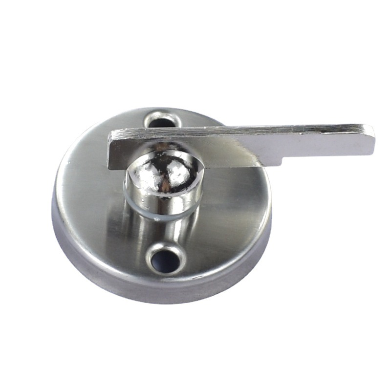 Stainless steel folding door partition lock public toilet with indicator partition lock toilet partition door indicator lock