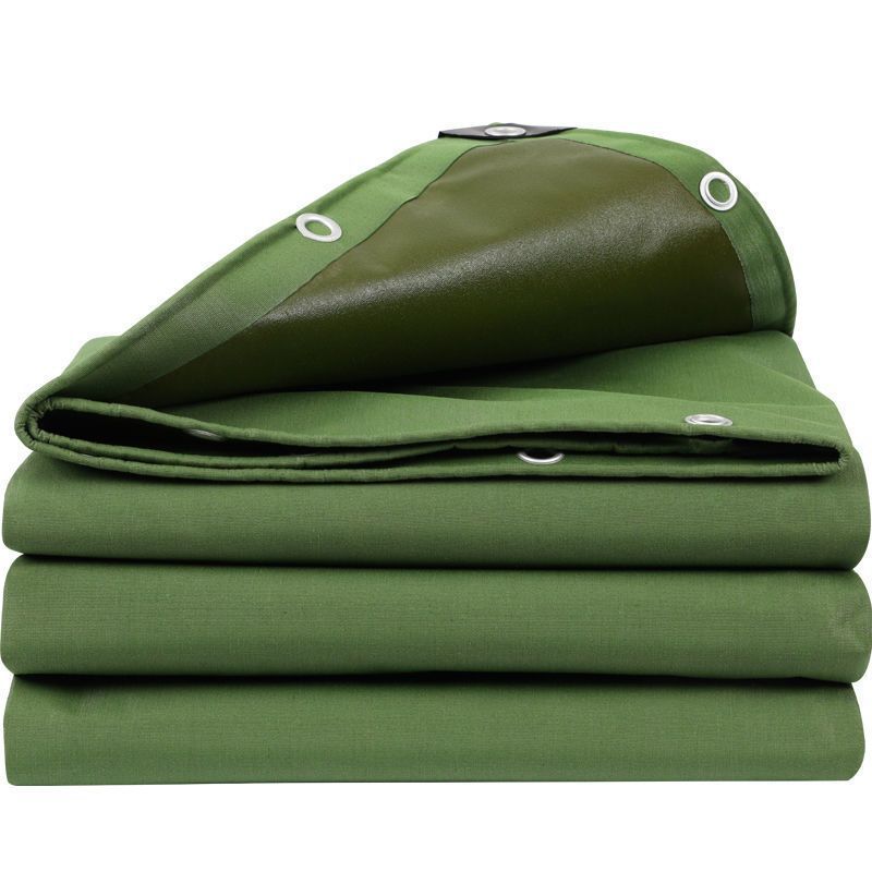Thickened Wear-Resistant Tarpaulin Canvas Outdoor Sunshade Tarpaulin Knife Scraper Truck Rain Cover Wholesale Household Tarpaulin