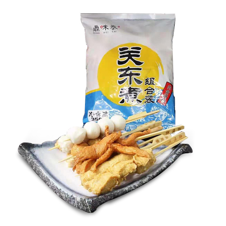 Ding Weitai Guandong cooked ingredients string commercial hot pot fish balls beef balls Japanese convenience store Guandong cooked