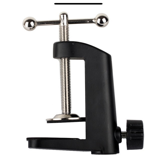 Factory direct supply I-clip microphone microphone desk lamp desktop 35 cantilever bracket accessories shockproof frame metal base