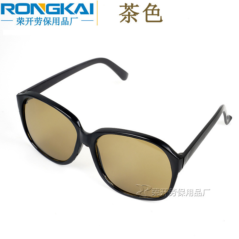 868 plain glass protective glasses transparent windproof sand dust-proof polishing welder black labor protection goggles