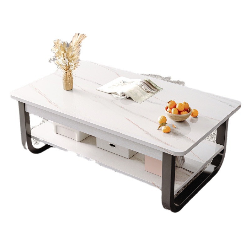 Coffee Table Living Room Household Small Apartment Simple Modern Creative Tea Table Double Sofa Side Table Square Table Simple Small Table