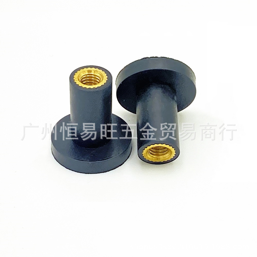 M5 extended motorcycle rubber expansion nut screw rubber rivet fastener modified windshield rubber nut