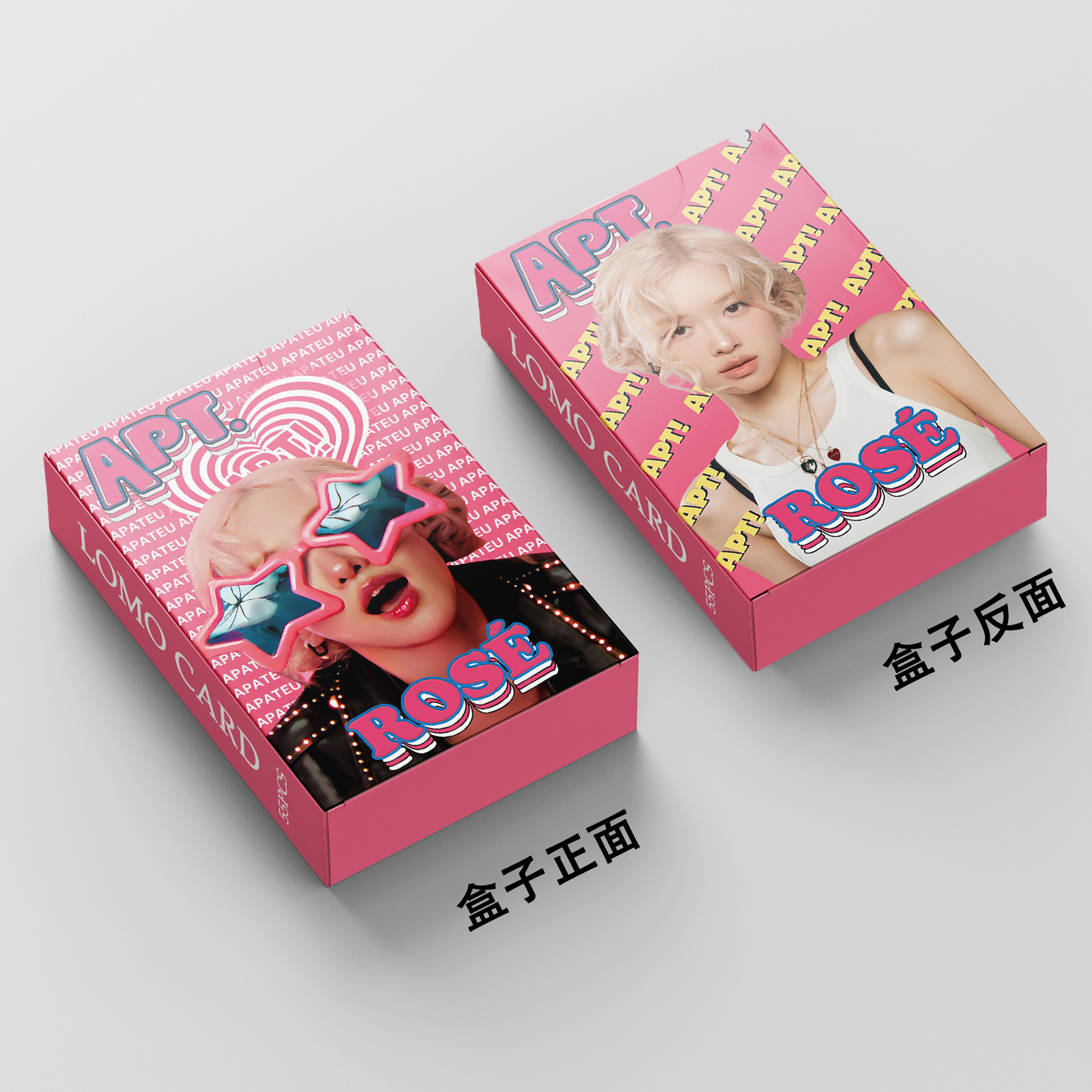 55 Pcs Rose Small Cards Apt Cards Bp Small Cards Park Chaeyoung Rosé