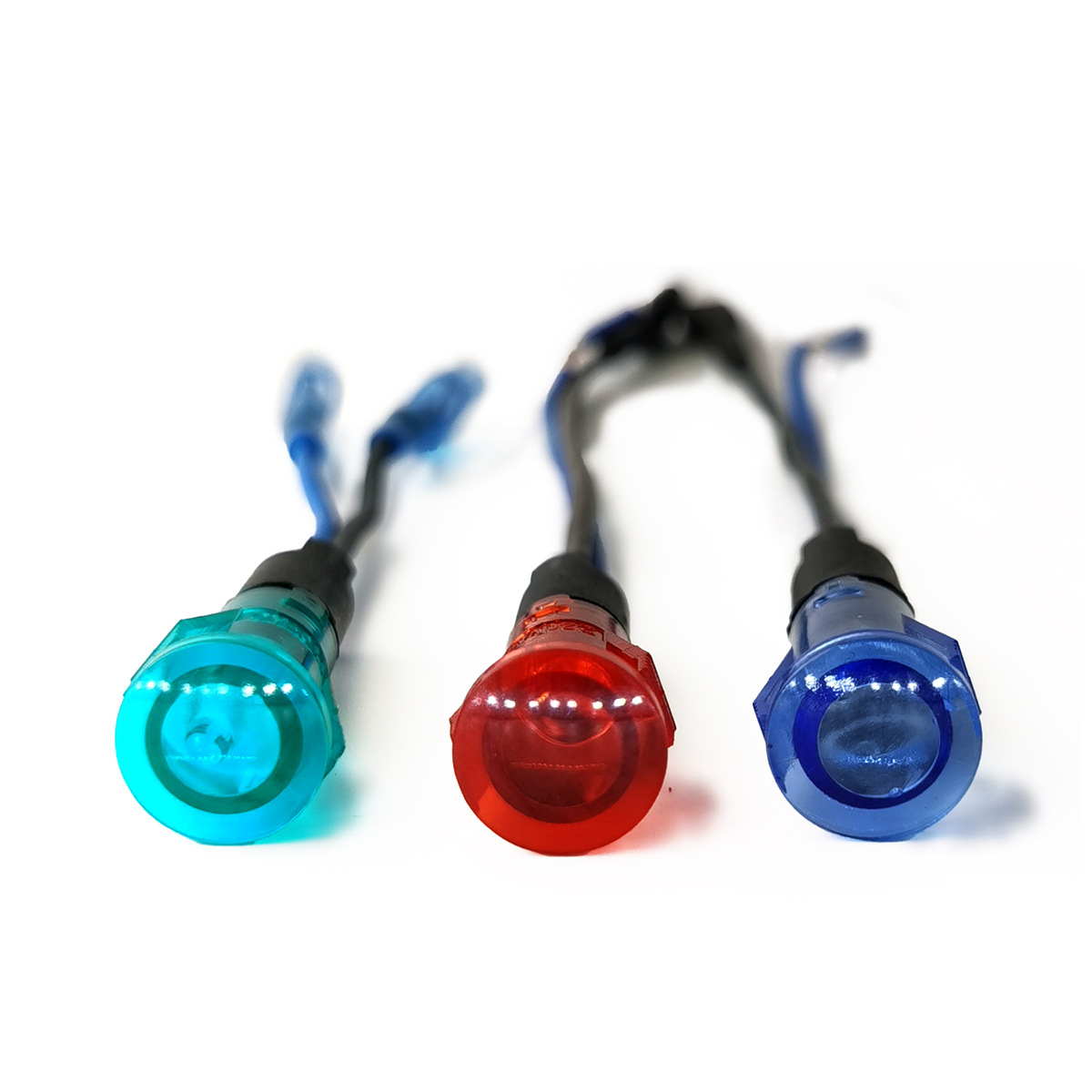 220V 115V 4.8 (187) Type Freezer Indicator Light Neon Lamp Waterproof Indicator Light Power Signal Light