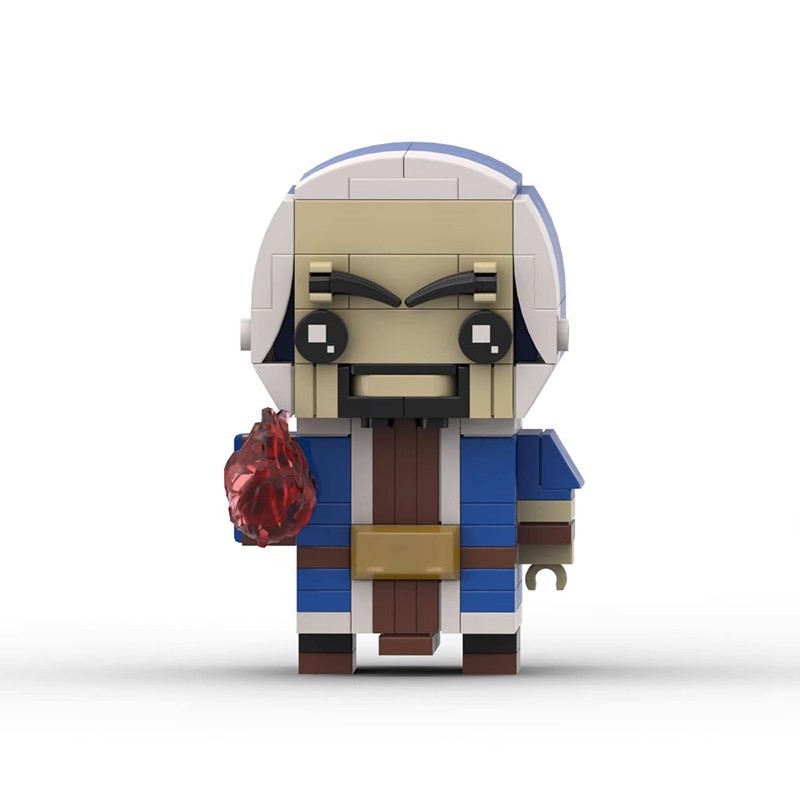 MOC building blocks compatible with Lego square head building blocks Royal War series doll three-dimensional assembled brick model