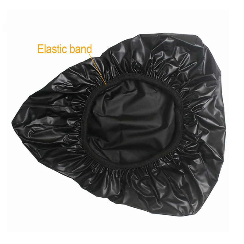 Factory in stock PVC Saddle Cover Waterproof PVC Hot Pressed Bicycle Cushion Cover Bicycle Saddle Rainproof Cover