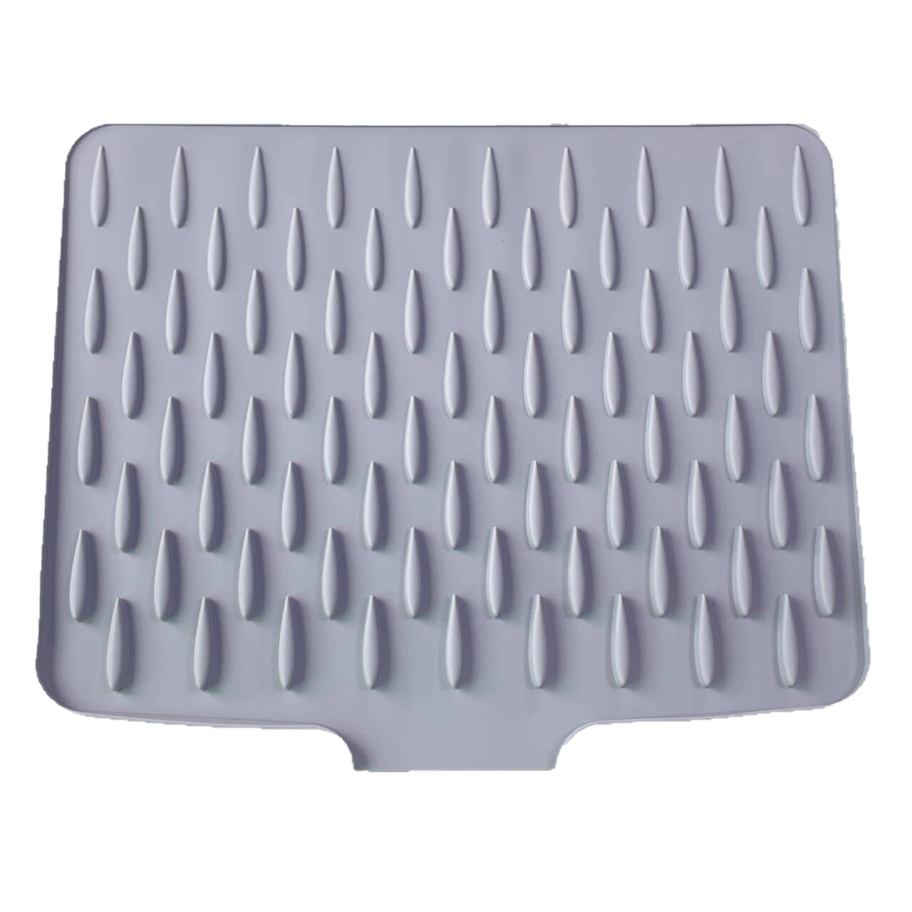 Silicone Foldableing Slope Drain Mat Silicone Countertop Bowl and Chopsticks Drain Mat Kitchen Large Tableware Insulation Anti-Slip Mat