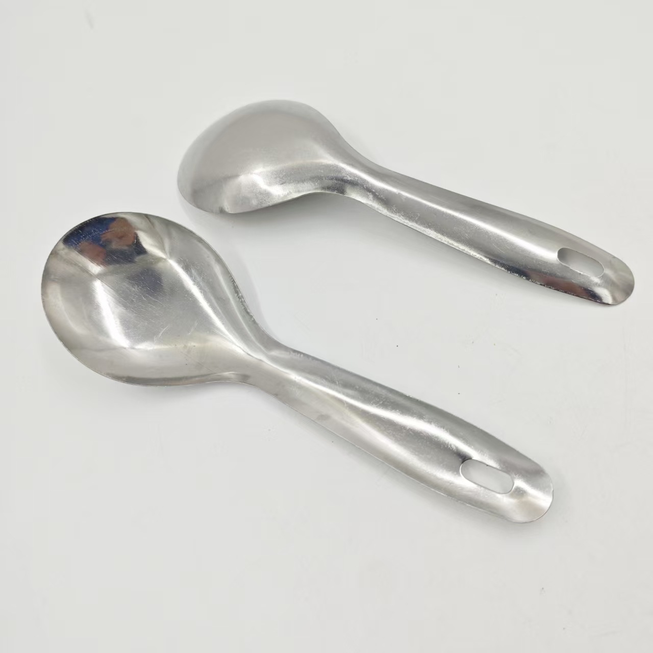 Thickened Steel Rice Spoon, Extra Large Rice Scooping Spoon