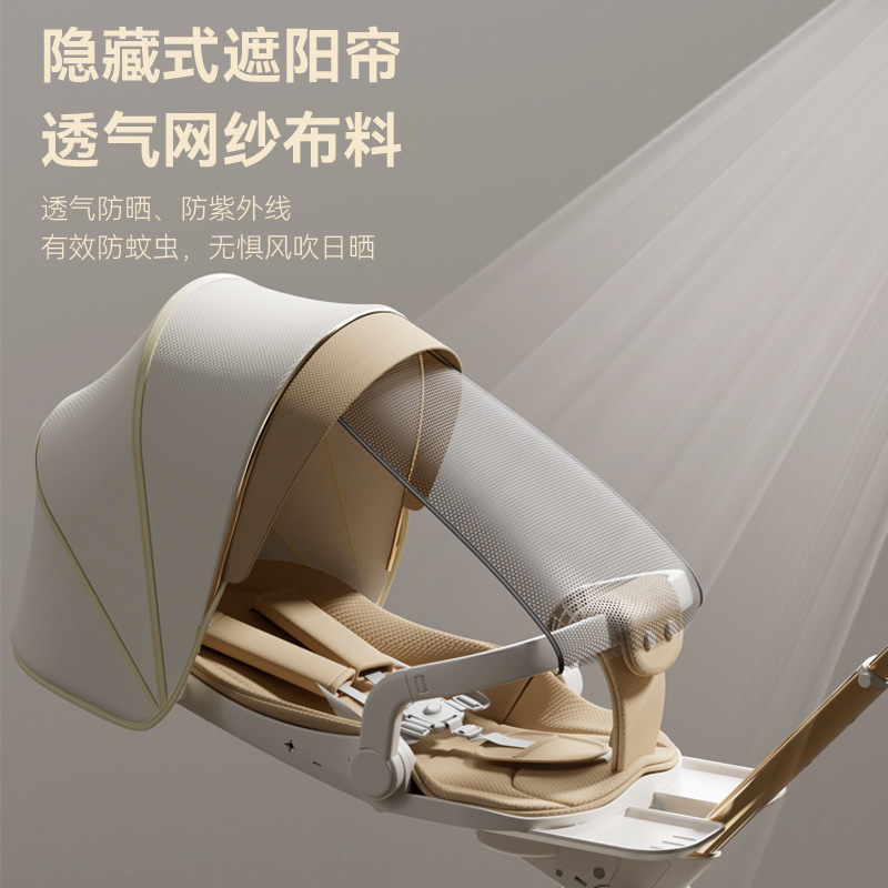 Baby Walking Artifact Lightweight Foldable One-Button Cage Sitting and Lying Baby Cart Baby Child Walking Artifact Cart