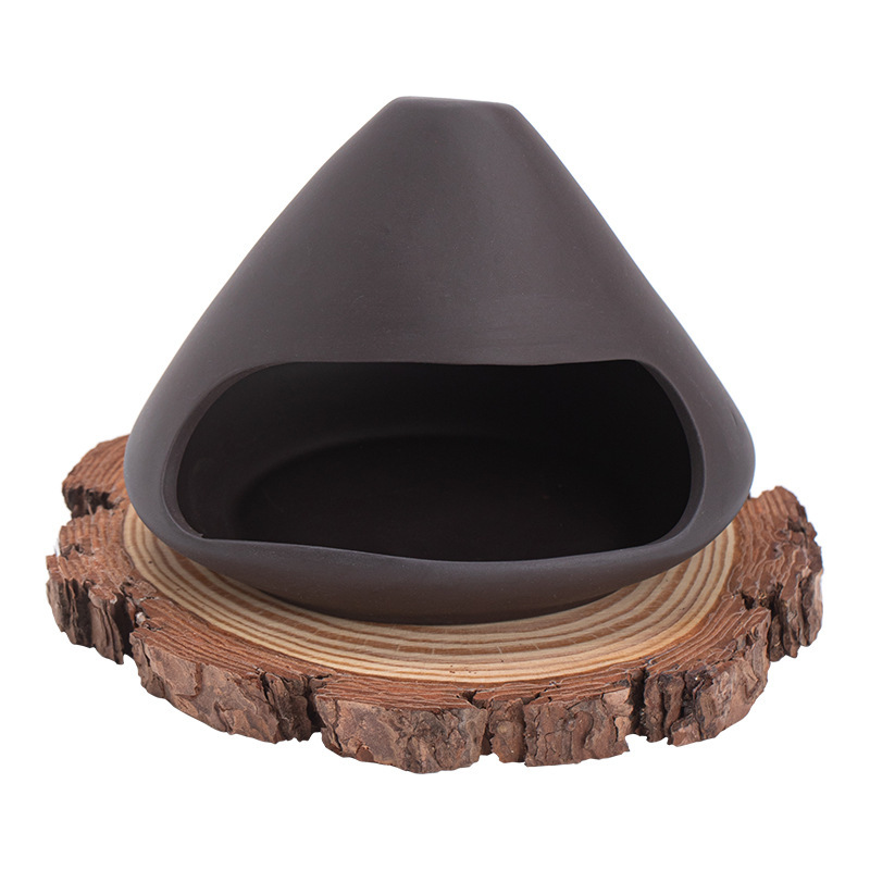 Purple Sand Incense Fireplace Palo Santo Holder Sage Burning Tray Holder Sacred Wood Aromatherapy Stove