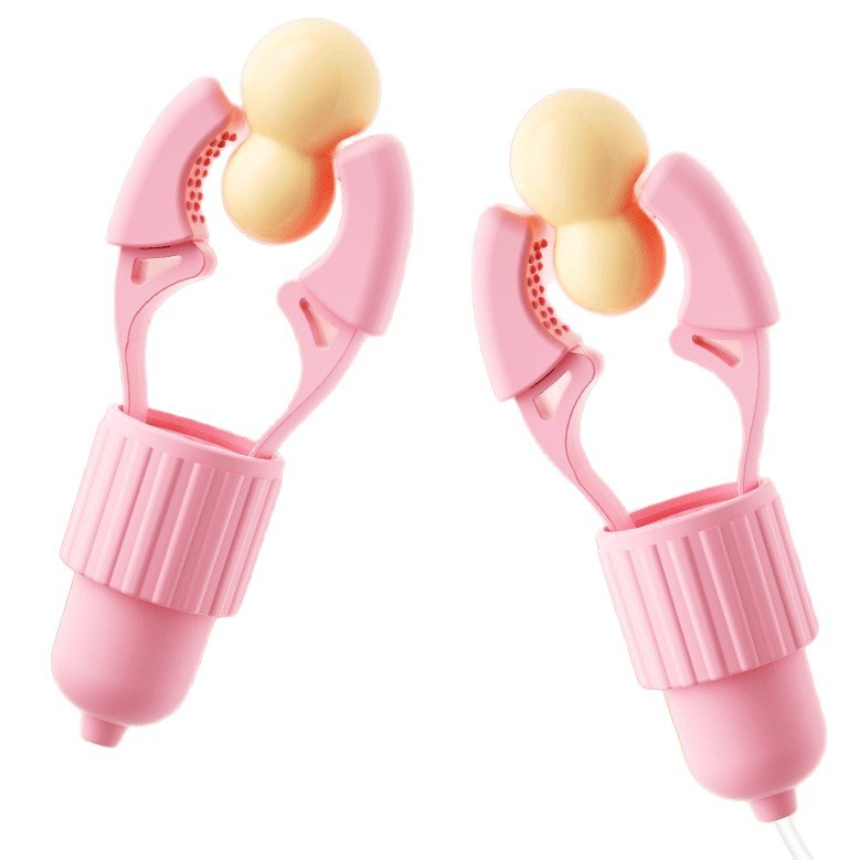 Laila Pink Daiyu Rabbit Nipple Clamp Tongue Licking Vibrator Nipple Teasing Electric Breast Massager USB Model Sm Orgasm