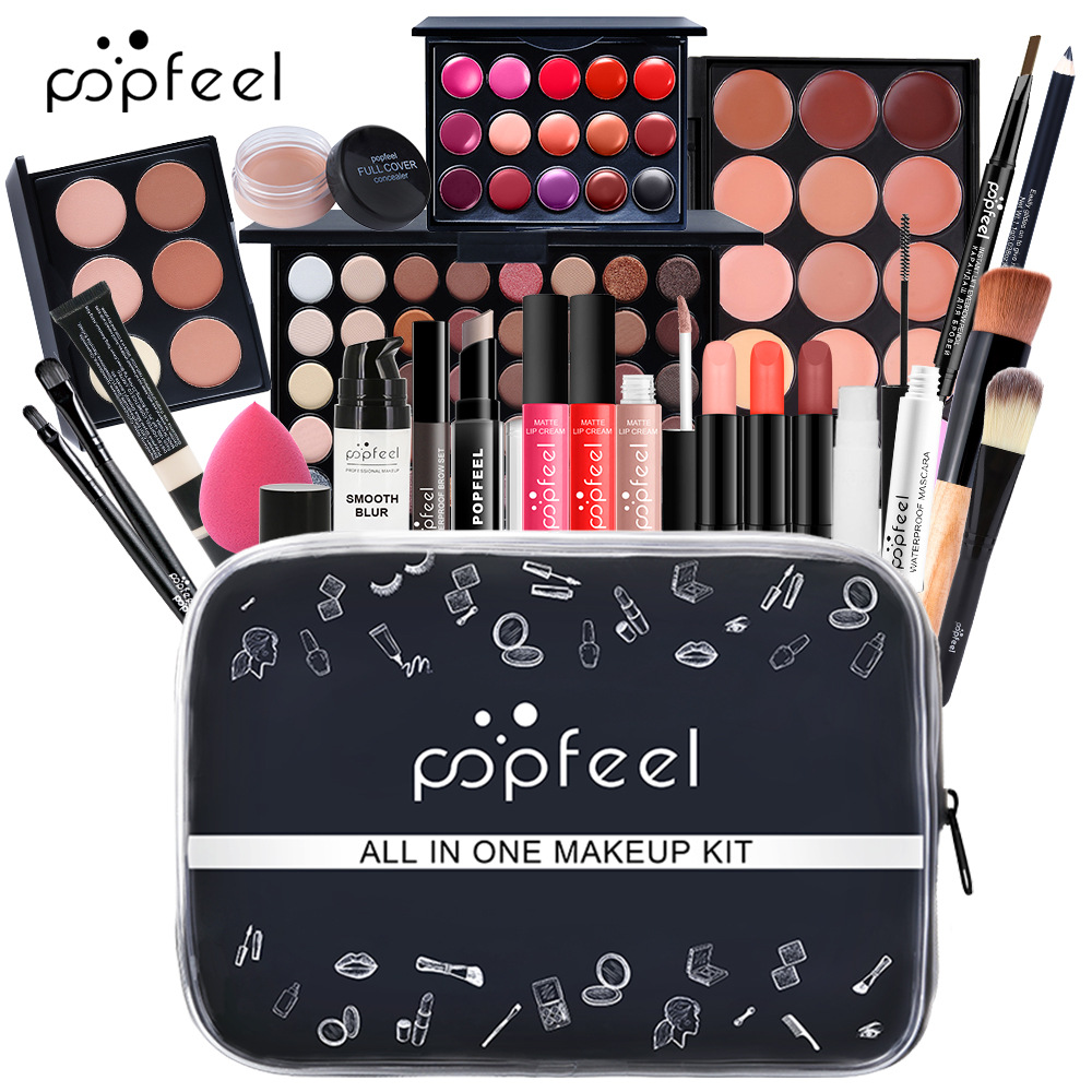 POPFEEL cross-border makeup set for beginners beauty makeup girl light cosmetics wholesale