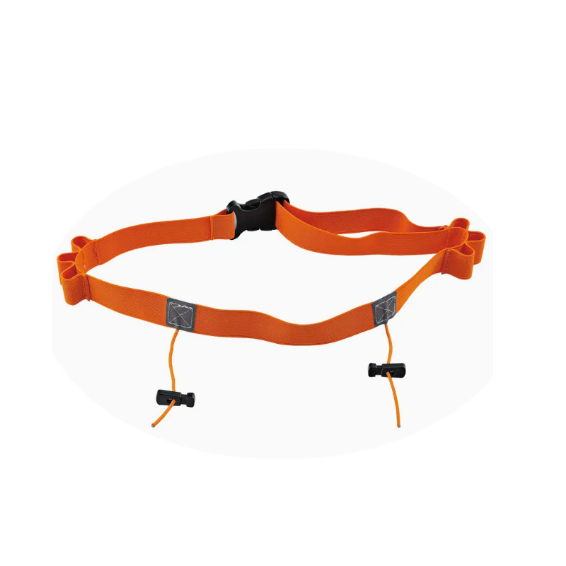 Black Belt Competition Number Belt Energy Rubber Ring Iron Man Three Marathon Running Competition Belt to Reduce Burden