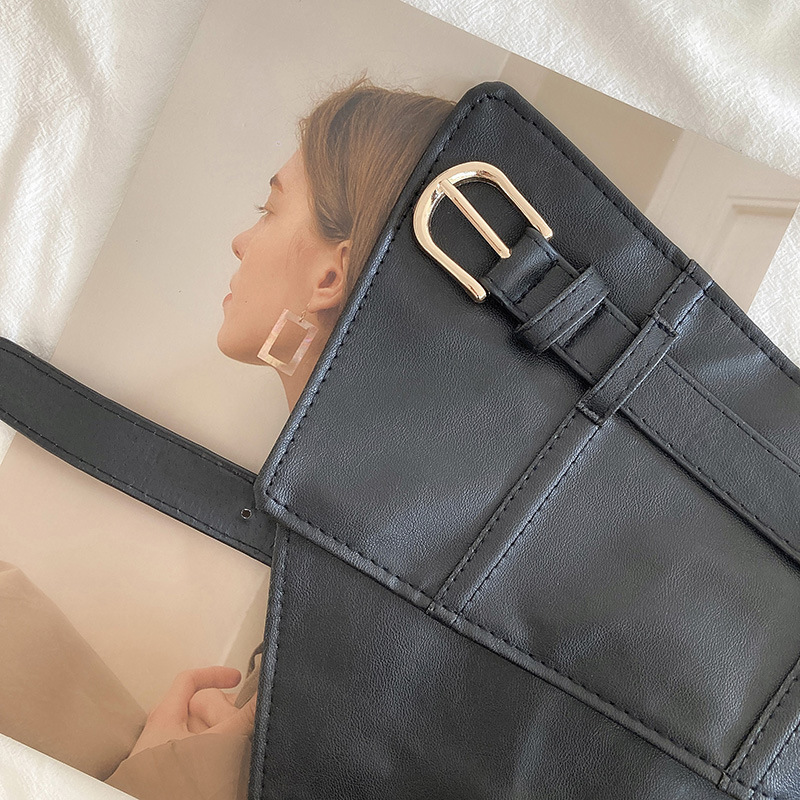 Belt Women's Decorative Dress Coat Practical High-end Sense Black Wide Waist Seal Elastic All-match Sweater Belt