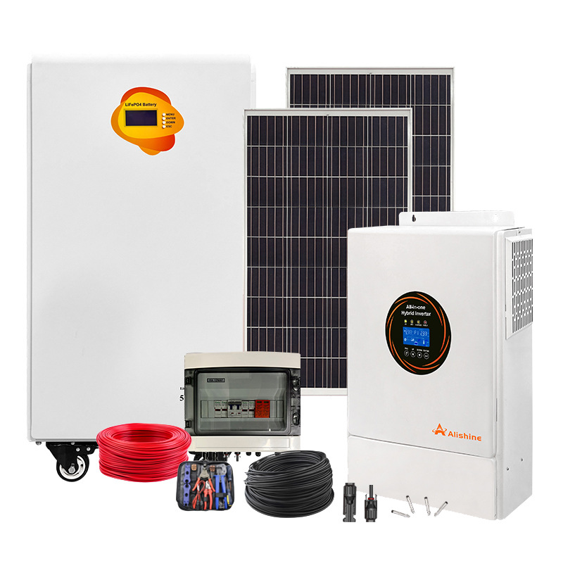 Cross-Border 220V Household Solar Power Storage Battery 20 Kwh Off-Grid Home Photovoltaic Energy Storage System Complete Set