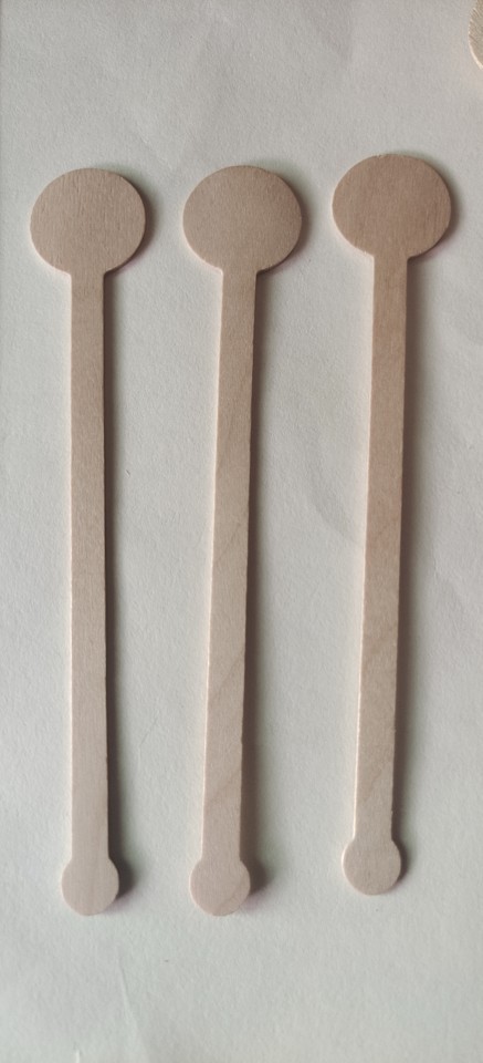 Disposable clean and environmentally friendly special-shaped stirring rods of various sizes support various packages of 0g0