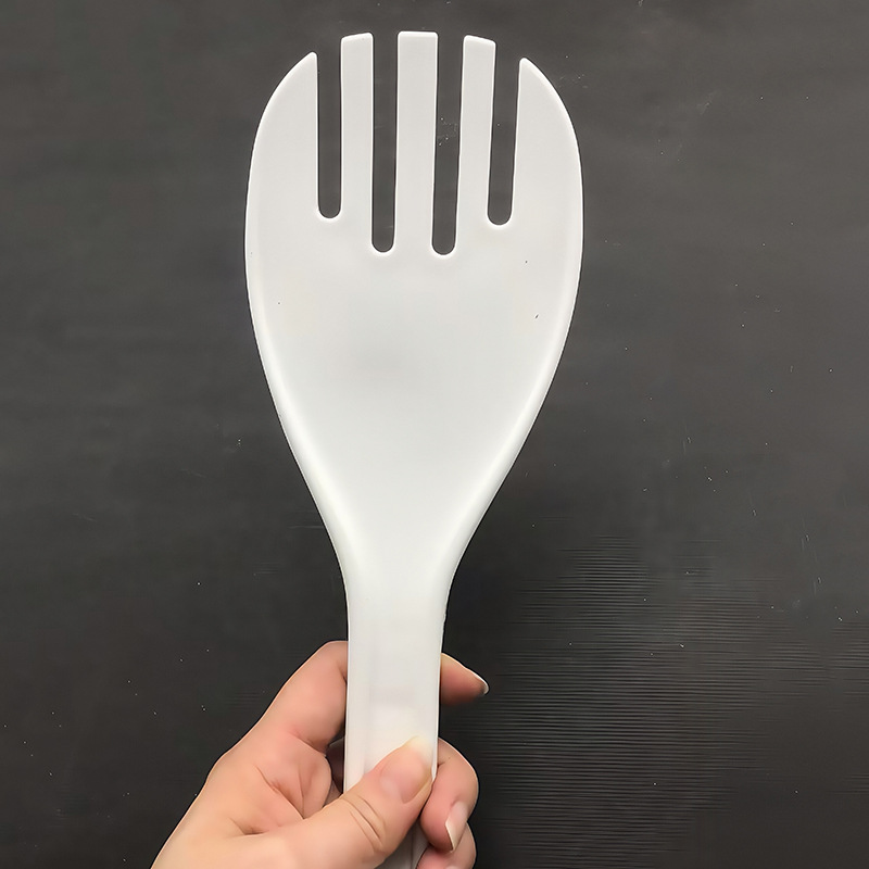 Thickened Extra-Large Non-Stick Rice Spoon for Restaurant and Cafeteria Use, Five-Finger Plastic Rice Serving Commercial Rice Cooker Fork