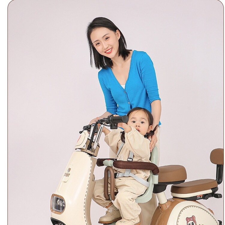 电动车儿童座椅前置宝宝坐椅电瓶车踏板电动摩托车小孩小凳子