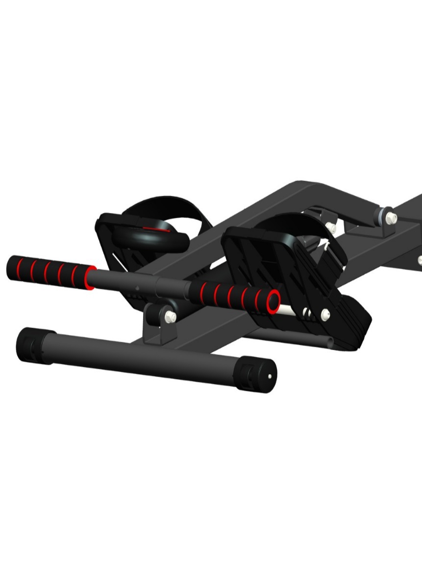 Cross-border Indoor Fitness Abdominal Hydraulic Resistance Rowing Machine Fat Burning Weight Loss Aerobic Home Training Sports Equipment