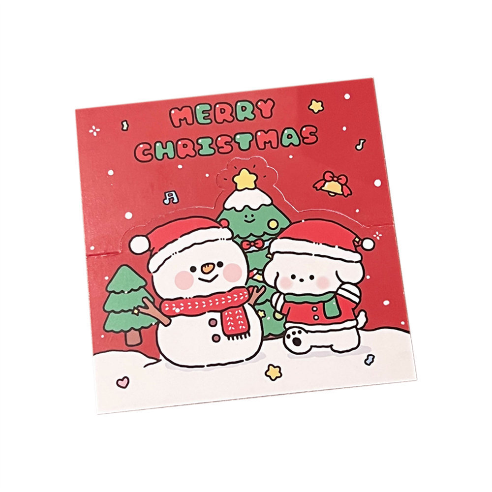 Tengyi joint-name original Christmas special-shaped card head back card packaging bottom card cute cartoon packaging small cardboard wholesale