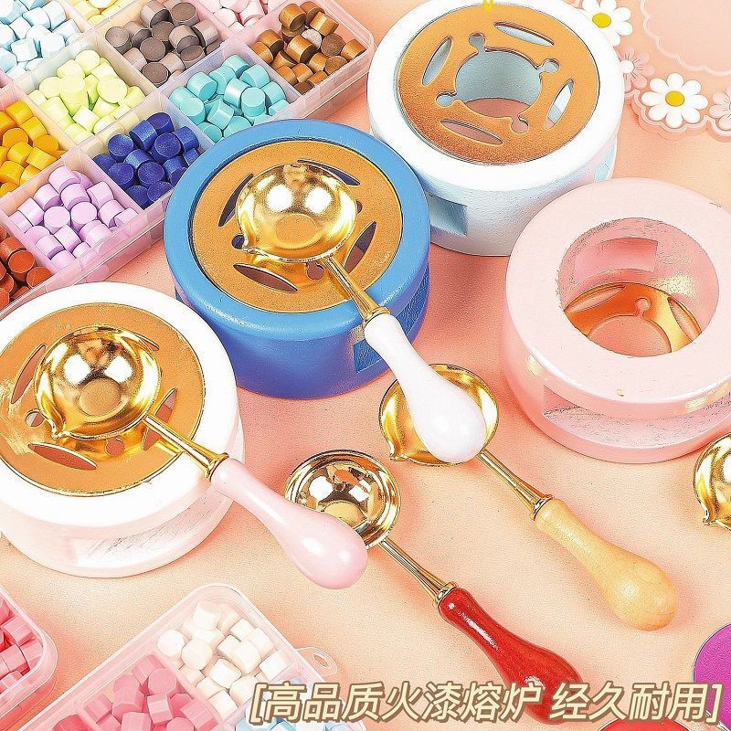 Fire paint seal wax grain set fire paint seal head candle wax grain fire paint furnace fire paint wax grain full set Wholesale