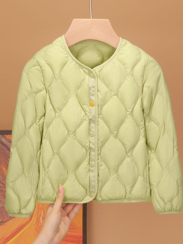 Children's Lightweight Down Jacket Liner Short Boys' and Girls' Middle and Big Children's Baby Children's Student School Uniform Wearing Gourd