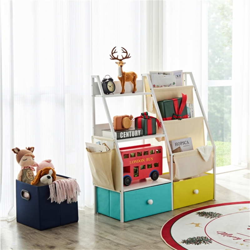 Простой шкаф для хранения игрушек, двухъярусный металлический шкаф с ящиками для детской комнаты