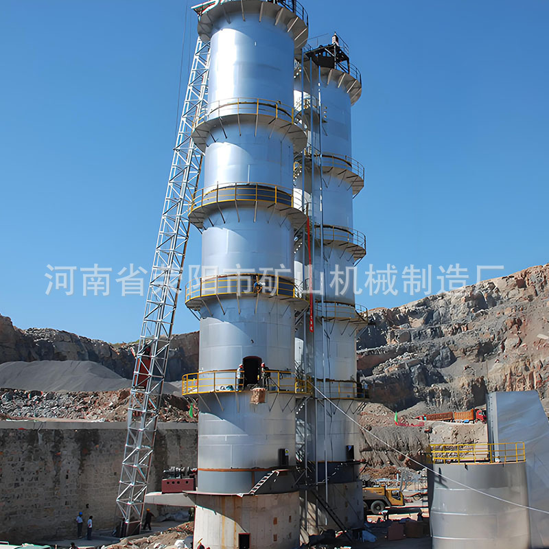 180 Ton Active Lime Vertical Kiln Stable Thermal System Adjustable Output
