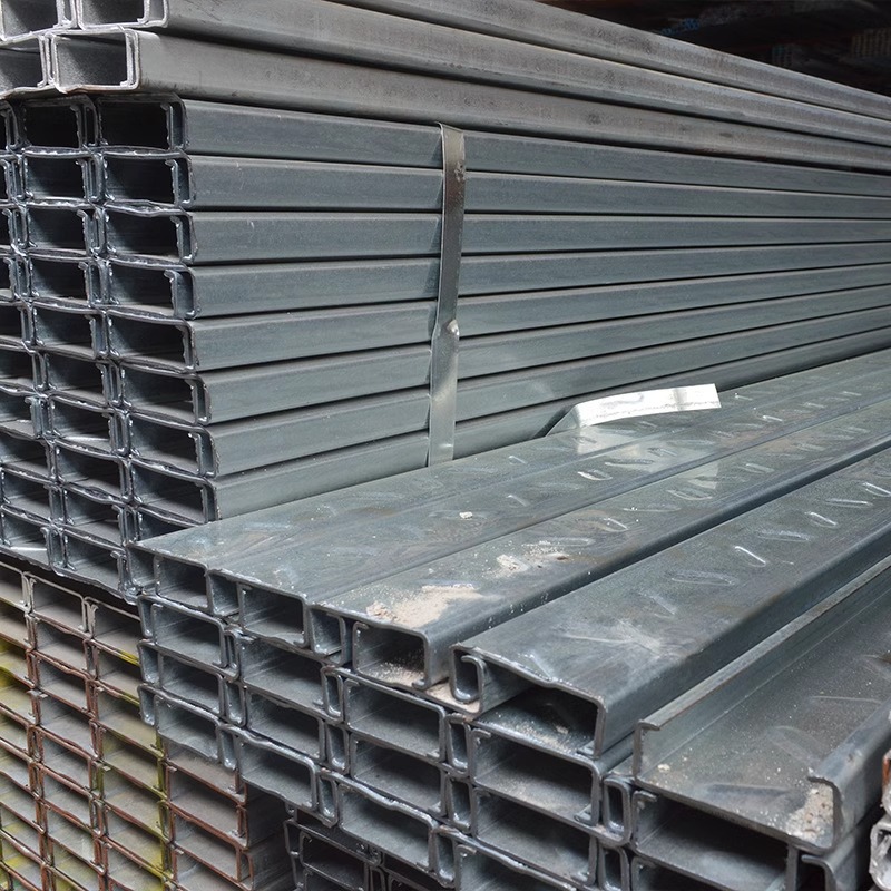 Manufacturer's Spot Wholesale C-Shaped Steel, Hot-Dip Galvanized C-Shaped Steel, Steel Structure Roof Purlins, Wall Galvanized C-Shaped Steel