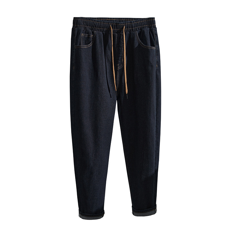 Fat MM Stretch Slim dad pants plus fat plus size women's 250kg super size jeans K6163