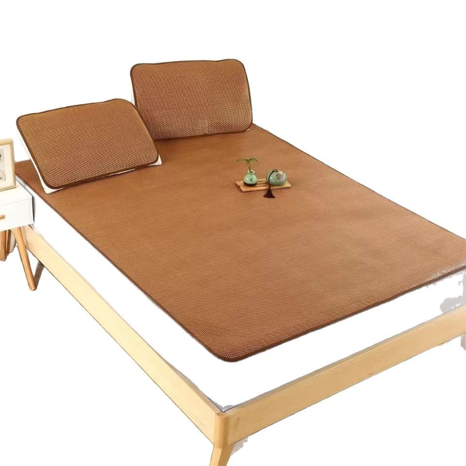 Summer mat rattan mat 1.5 m1.8m0.9/1.2m sheets double mat foldable dormitory straw mat new