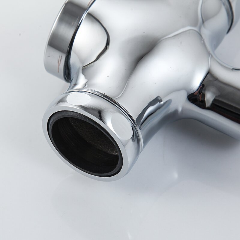 Factory direct pedal toilet flusher electroplating delay flush valve household four-way stool flush valve 0