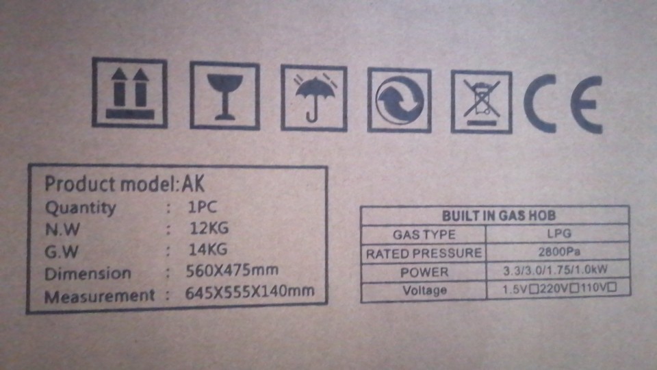 3 Gas 1 Electric Multi-Burner Built-In Export Household Gas Stove Gas Stove Ignition Stove Steel Surface Dual-Purpose