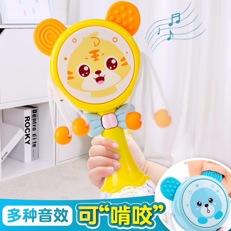 Погремушка, которую можно грызть 3-6 месяцев новорожденный музыкальная палочка погремушка 0-1 год