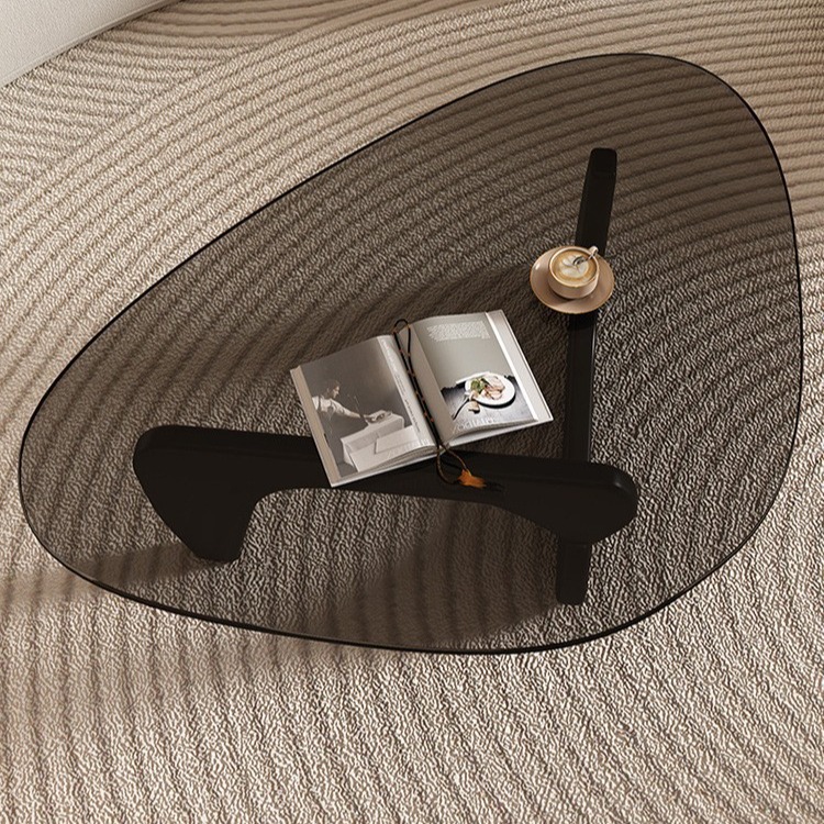 Glass Coffee Table Creative Popular Coffee Table Living Room Home Small Apartment Modern Simple Accessible Luxury Normcore Small Table