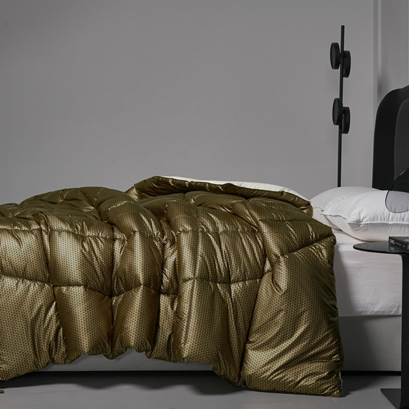 Cross-border black gold graphite thin self-heating antibacterial constant temperature quilt student dormitory single autumn and winter quilt core wholesale